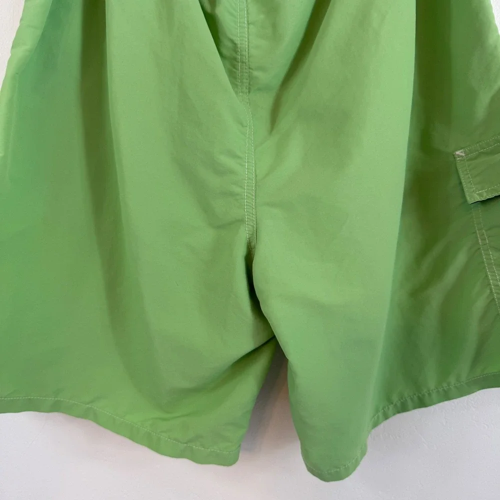 Polo Ralph Lauren Swim Trunks Green Cargo Mesh Lined Beach Summer Board Shorts L